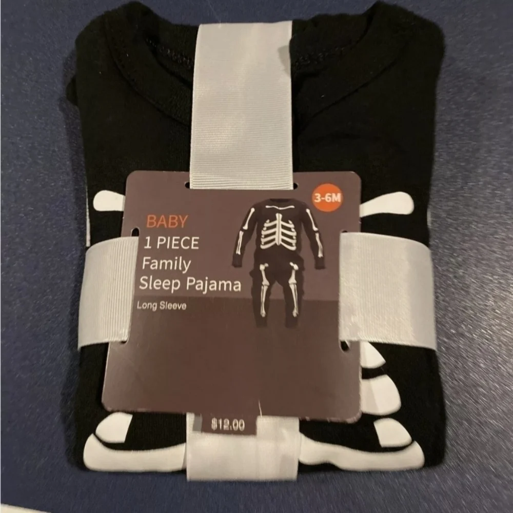 NWT Target One Piece Family Sleep Pajama Long Sleeve Baby Infant Halloween New